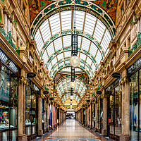 Buy canvas prints of County Arcade Leeds by Steve Smith