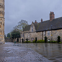 Buy canvas prints of Minster Yard Lincoln by Steve Smith