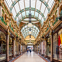 Buy canvas prints of County Arcade Leeds by Steve Smith