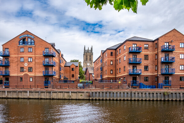 Langtons Wharf Leeds Picture Board by Steve Smith