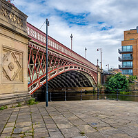Buy canvas prints of Crown Point Bridge Leeds by Steve Smith