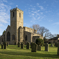 Buy canvas prints of Gilling West Church by Steve Smith