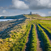 Buy canvas prints of Majestic ruins of Dunstanburgh by Steve Smith
