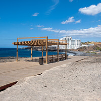 Buy canvas prints of Coastal Path Los Abrigos Tenerife by Steve Smith