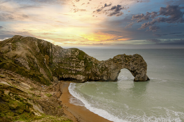 Durdle Door: Iconic Natural Wonder. Picture Board by Steve Smith