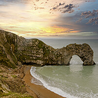 Buy canvas prints of Durdle Door: Iconic Natural Wonder. by Steve Smith