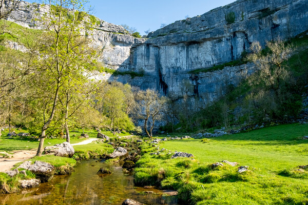 Malham Cove: Natural Limestone Masterpiece. Picture Board by Steve Smith