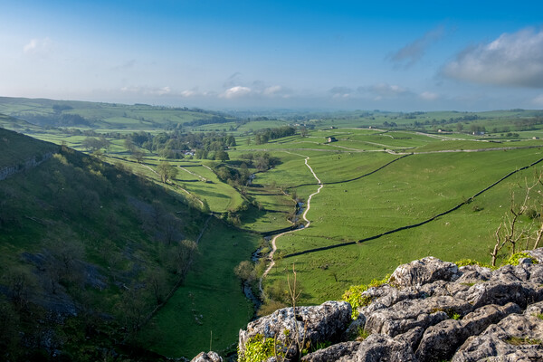 Malham Cove Views: Striking Natural Beauty Picture Board by Steve Smith