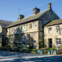 Buy canvas prints of The Buck Inn Malham: Rustic Charm and Cozy Comfort by Steve Smith