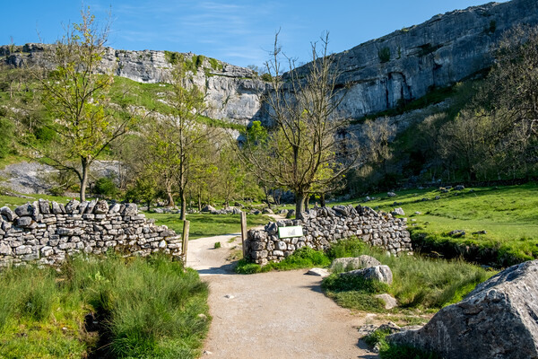 Malham Cove: Natural Limestone Masterpiece Picture Board by Steve Smith