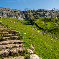 Buy canvas prints of Malham Cove: Natural Limestone Masterpiece by Steve Smith