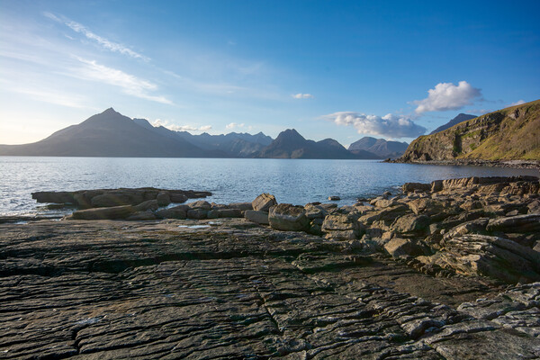 Elgol Isle of Skye: Serene Seaside. Picture Board by Steve Smith