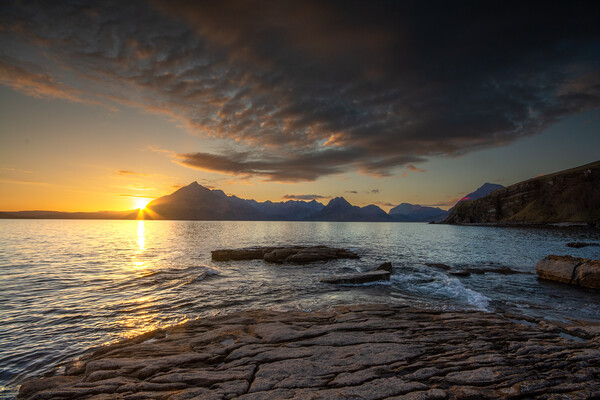 Elgol Sunset: Mesmerizing Skies and Sea Picture Board by Steve Smith