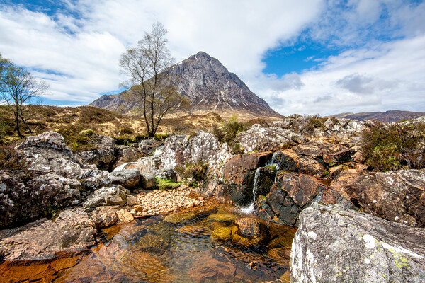 Capturing the Beauty of Scotland's Buachaille Etive Mor Picture Board by Steve Smith