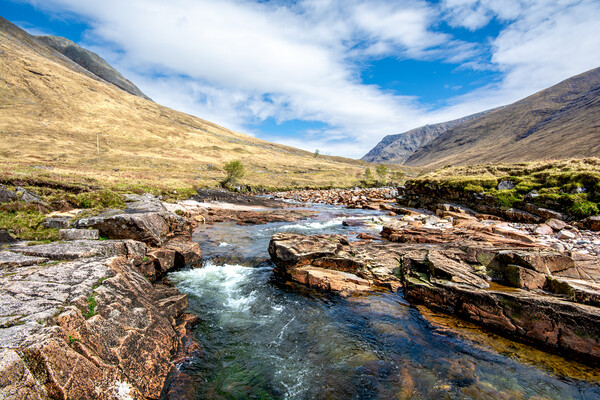 Exploring the Wilds of Glen Etive, Scotland Picture Board by Steve Smith