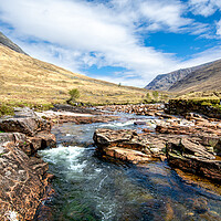 Buy canvas prints of Exploring the Wilds of Glen Etive, Scotland by Steve Smith