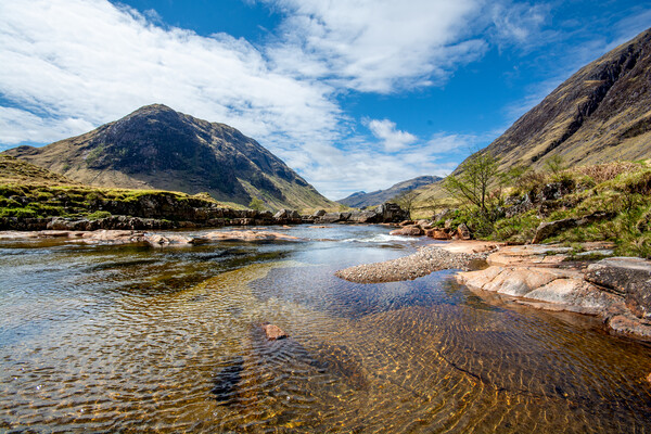 Glen Etive: Majestic Scottish Highlands Picture Board by Steve Smith
