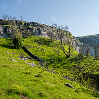 Buy canvas prints of Malham Cove: A Natural Marvel by Steve Smith
