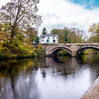 Buy canvas prints of Tranquil Beauty of Knaresborough Waterside by Steve Smith