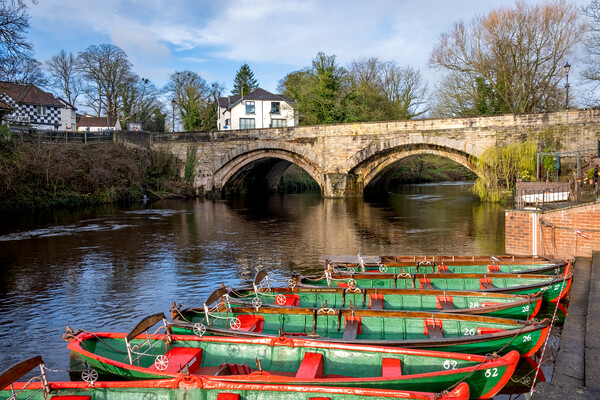 Captivating Knaresborough Waterside Picture Board by Steve Smith