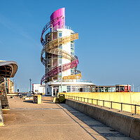 Buy canvas prints of Capturing the Charm of Redcar's Vertical Pier by Steve Smith