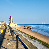 Buy canvas prints of Seaside Serenity at Redcar Pier by Steve Smith