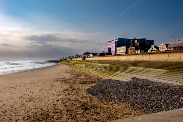 Vibrant Views of Redcar Beach Picture Board by Steve Smith