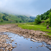 Buy canvas prints of Muker and the River Swale by Steve Smith