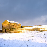 Buy canvas prints of Wensleydale Barn by Steve Smith