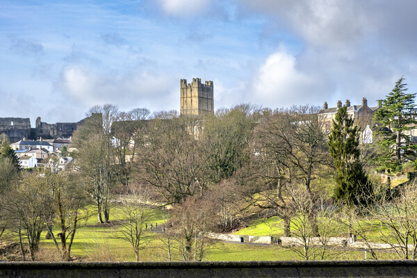 Stunning Views of Richmond Castle Picture Board by Steve Smith
