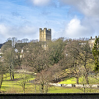 Buy canvas prints of Stunning Views of Richmond Castle by Steve Smith