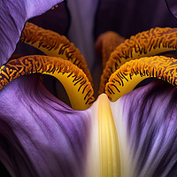 Buy canvas prints of Iris Close Up by Steve Smith