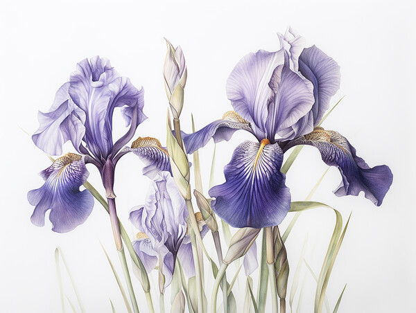 Iris Picture Board by Steve Smith
