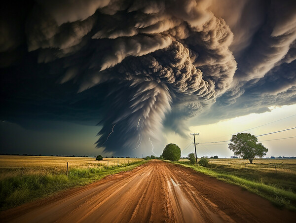 Tornado Alley Picture Board by Steve Smith