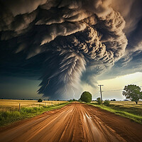 Buy canvas prints of Tornado Alley by Steve Smith