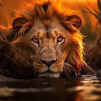 Buy canvas prints of The King Of The Jungle by Steve Smith