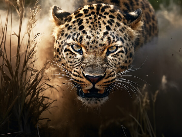 Leopard Picture Board by Steve Smith