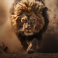 Buy canvas prints of Lion by Steve Smith