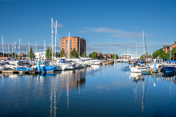 Hull  Marina Picture Board by Steve Smith