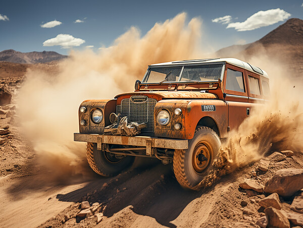 Landrover Picture Board by Steve Smith