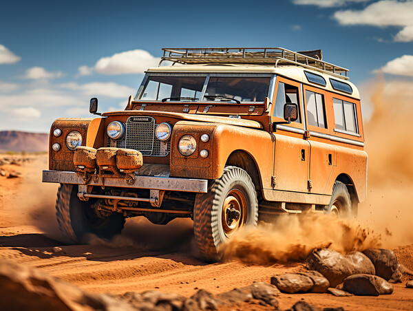 Landrover Picture Board by Steve Smith