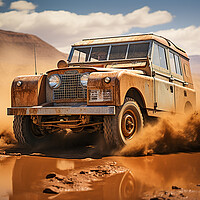 Buy canvas prints of Landrover by Steve Smith