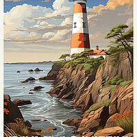 Buy canvas prints of Plymouth Travel Poster by Steve Smith
