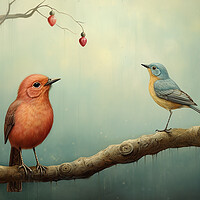 Buy canvas prints of A Little Bird Told Me by Steve Smith