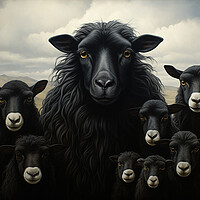 Buy canvas prints of Black Sheep Of The Family by Steve Smith