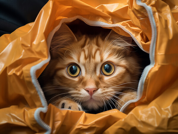 Let The Cat Out Of The Bag Picture Board by Steve Smith