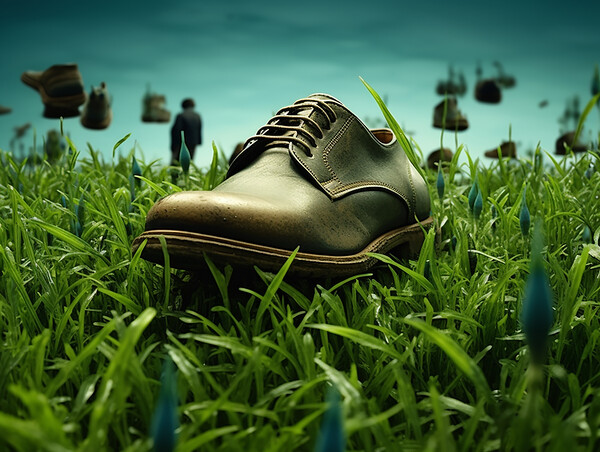 Dont Let The Grass Grow Under Your Feet Picture Board by Steve Smith