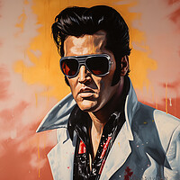 Buy canvas prints of Elvis Has Left The Building by Steve Smith