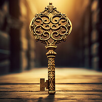 Buy canvas prints of A Golden Key Can Open Any Door by Steve Smith
