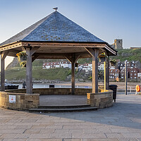 Buy canvas prints of Whitby Bandstand by Steve Smith